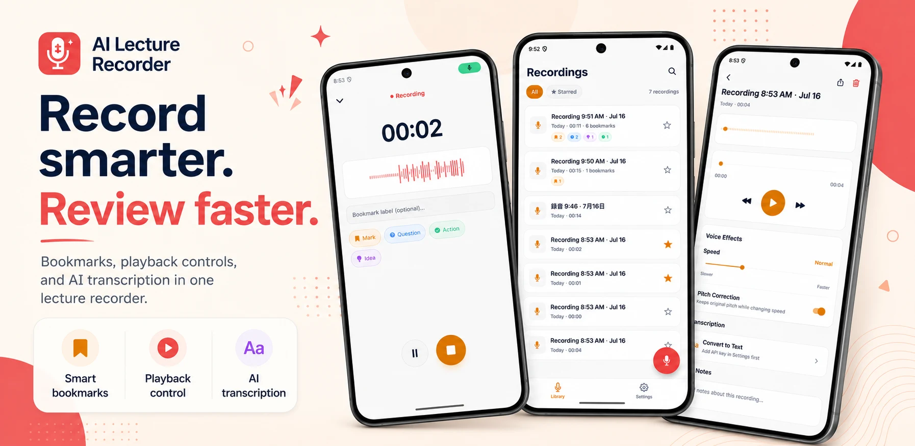 AI Lecture Recorder preview