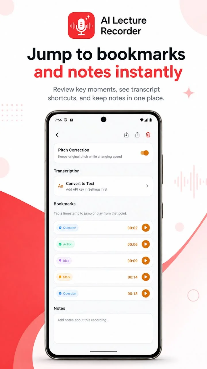 AI Lecture Recorder app screenshot 4