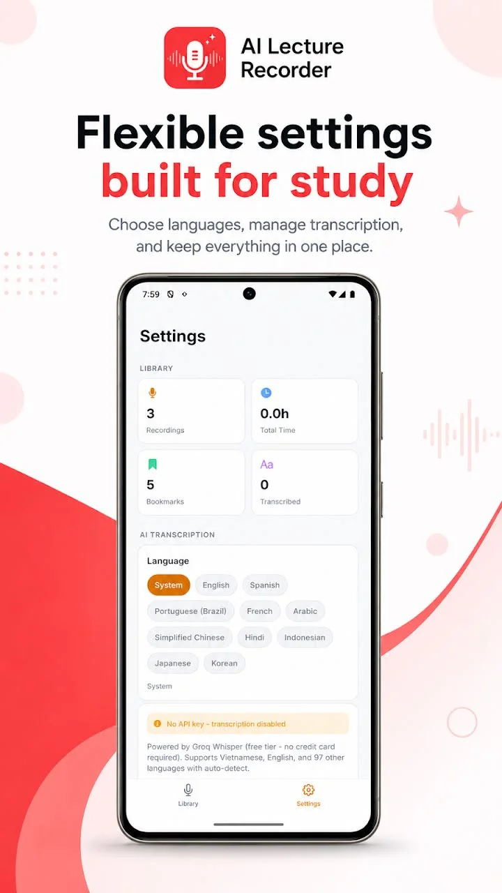 AI Lecture Recorder app screenshot 8