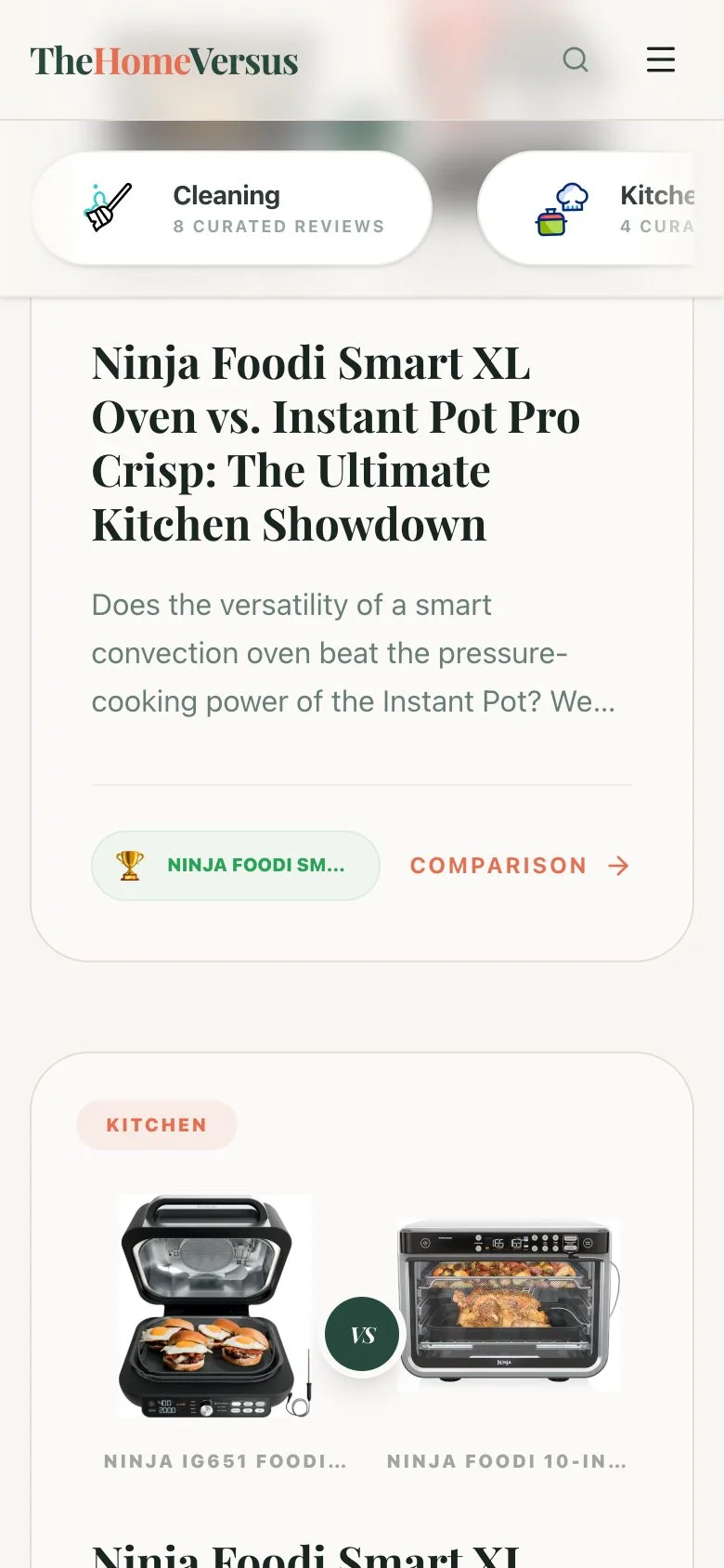 The Home Versus app screenshot 5
